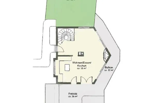 Grundriss  Das Gsteig