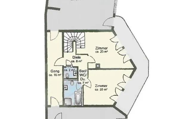 Grundriss  Das Gsteig