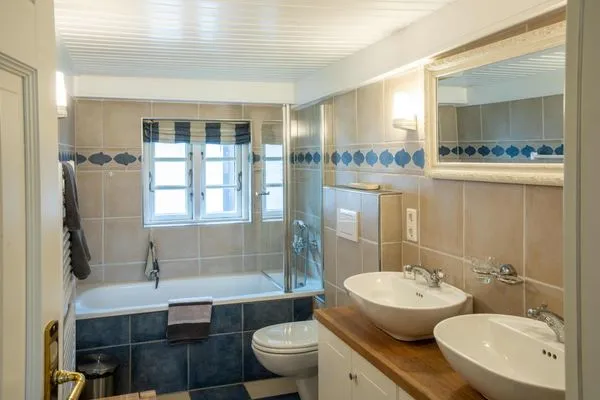 Badezimmer  Ferienhaus Strandgut