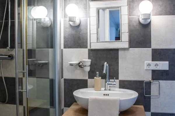 Badezimmer  Ferienhaus Strandgut