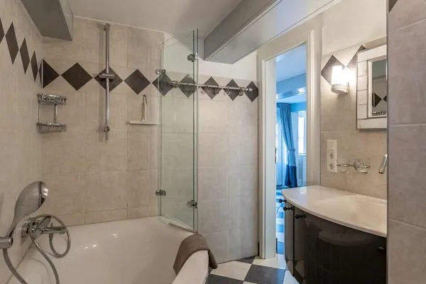 Badezimmer  Ferienhaus Strandgut