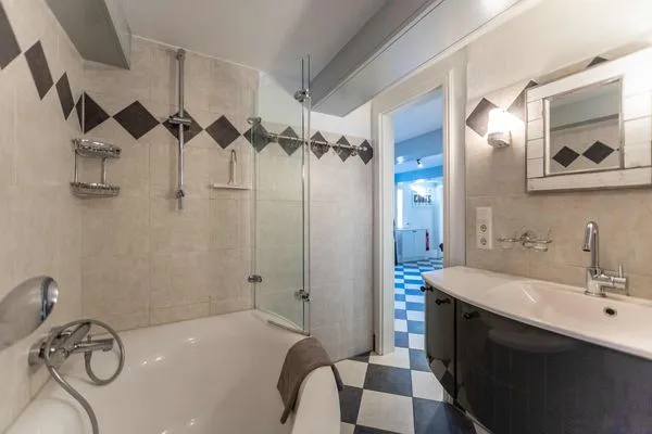 Badezimmer  Ferienhaus Strandgut