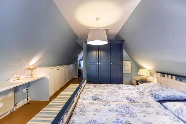 Schlafzimmer  Ferienhaus Strandgut