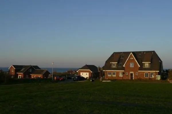 Haus Nordlicht in Nebel auf Amrum mit Meerblick Haus Nordlicht Ferienwohnung *Auer Lun*