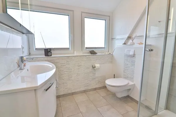 Badezimmer  Kiek rin bi Kati - Ferienwohnung 3