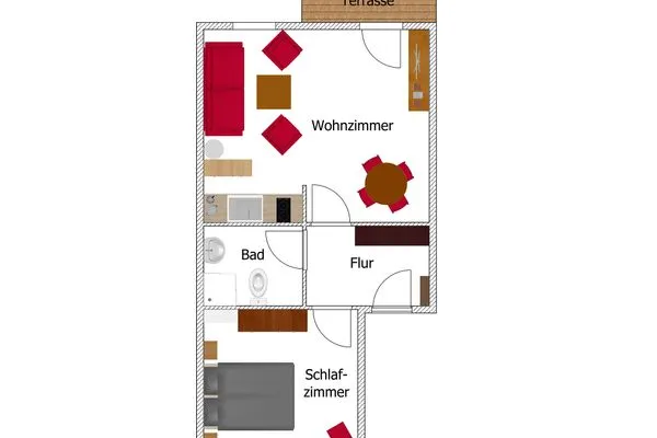 Grundriss Wohnpark Stadt Hamburg Ferienwohnung 13