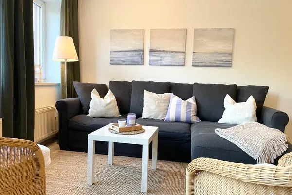 Haus Nordseebrandung FeWo A1.2 Sahlenburg - Wohnzimmer