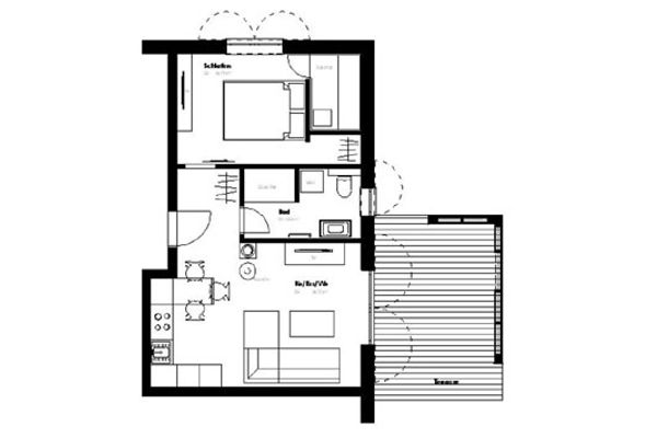 KÄPT´N BRASS Villa 1 App 2  Wiesenweg Ostseebad Dierhagen - 