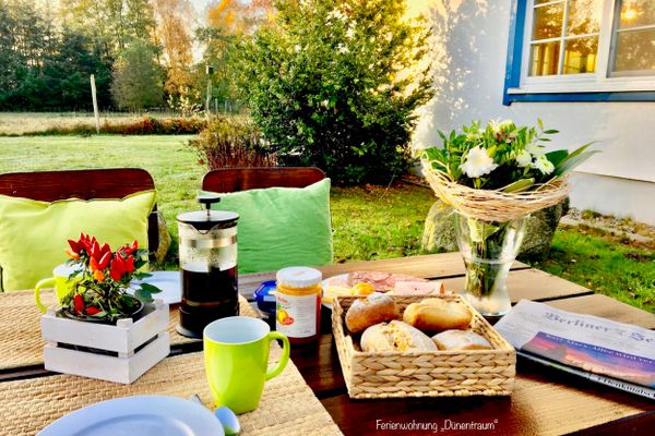  Straminke 4b Wohnung Dünentraum Zingst - Garten