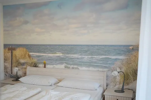 Schlafzimmer mit Doppelbett  Nautilus