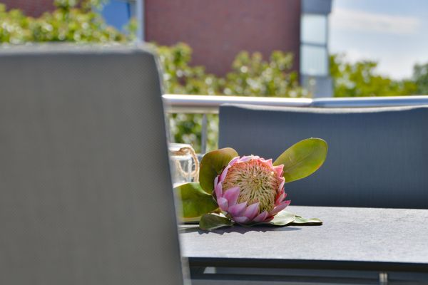 An oolt Lüchttoorn Wangerooge - Balkon