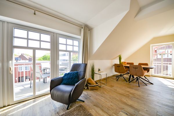 An oolt Lüchttoorn Wangerooge - Wohnzimmer