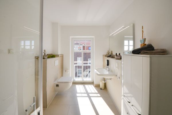 An oolt Lüchttoorn Wangerooge - Badezimmer