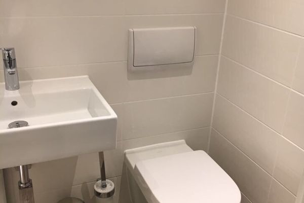 Achtern Diek Haus 6 Wohnung 2 Zingst - Badezimmer