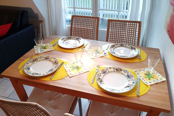 Achtern Diek Haus 7 Wohnung 5 Zingst - Küche / Küchenzeile