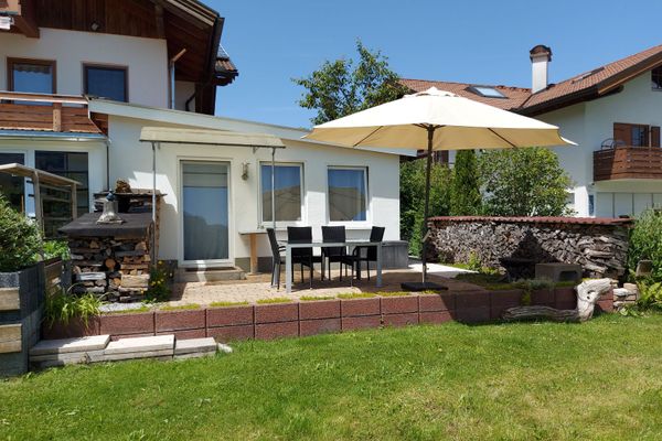 Landhaus Schlossblick Ferienwohnung Bungalow Ferienwohnungen in Füssen - Terrasse