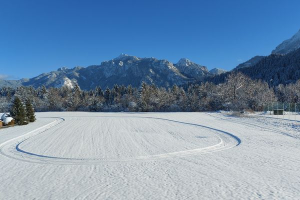 Landhaus Schlossblick Ferienwohnung Bungalow Ferienwohnungen in Füssen - Blick auf Sehenswürdigkeit