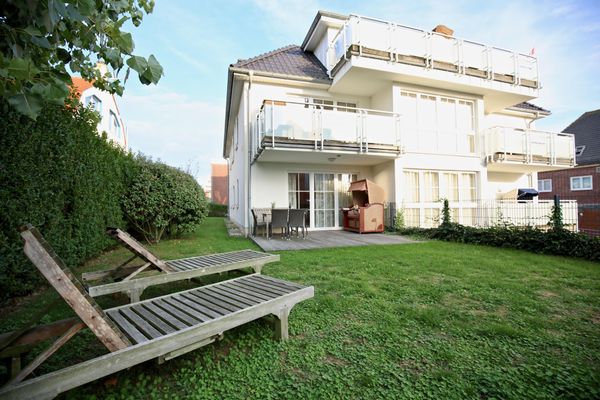 Villa Verdi Ferienwohnung 4 Wangerooge - Terrasse