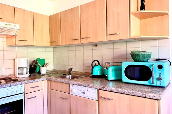 Achtern Diek Haus15a Wohnung 2 Zingst - Küche / Küchenzeile