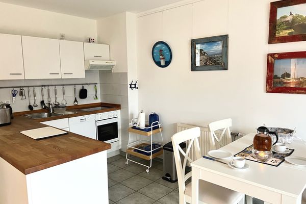 Achtern Diek Haus 15d Wohnung 3 Zingst - Küche / Küchenzeile