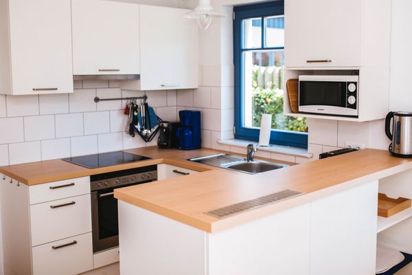  Wiesenstraße 21a Haus Zum Kranich Zingst - Küche / Küchenzeile