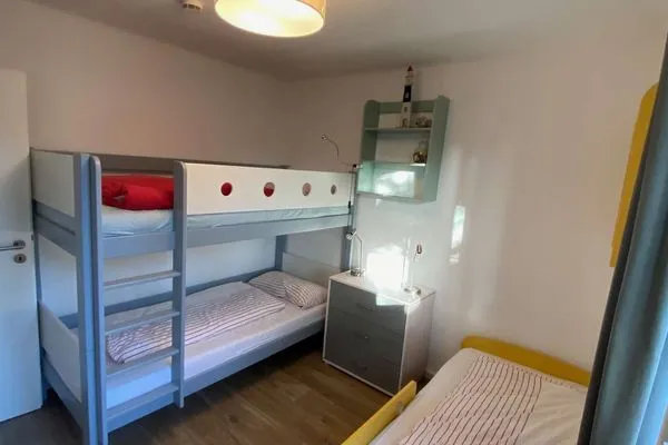 Schlafzimmer Blanker Hans Ferienwohnung 2
