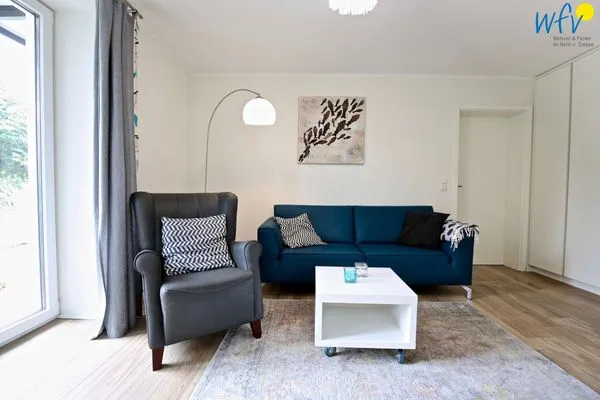 Wohnzimmer Blanker Hans Ferienwohnung 2