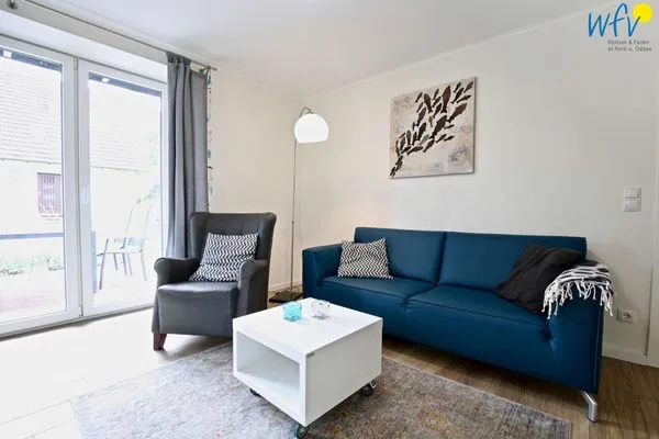 Wohnzimmer Blanker Hans Ferienwohnung 2