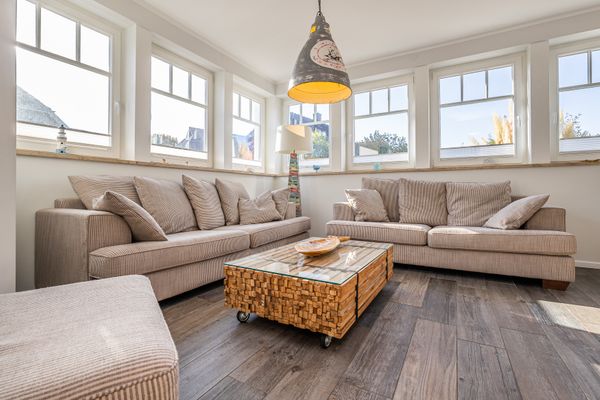  Gänseweg 5a Haus Backbordhus Zingst - Wohnzimmer