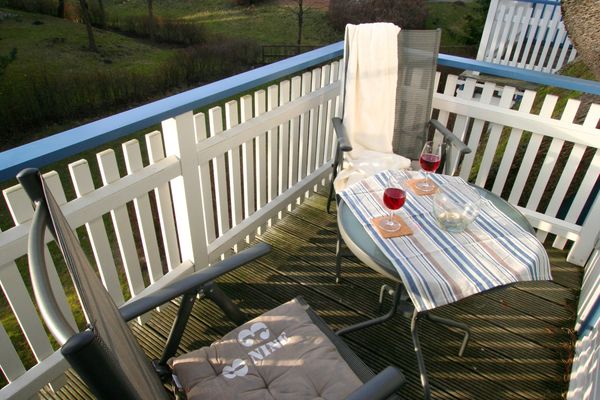 Achtern Diek Haus 6 Wohnung 6 Zingst - Balkon