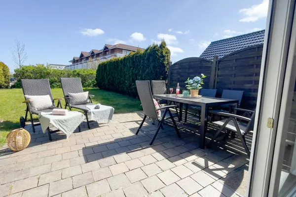 Haus Eversand Nr. 1 Duhnen - Terrasse