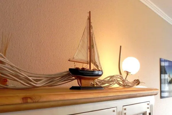 Wohnzimmer in der Ferienwohnung Jessen´s Wattblick in Wittdün auf Amrum  Ferienwohnung *Jessen´s Wattblick*