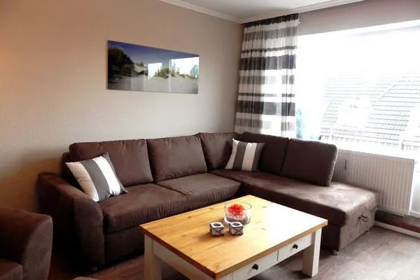 Wohnzimmer in der Ferienwohnung Jessen´s Wattblick in Wittdün auf Amrum  Ferienwohnung *Jessen´s Wattblick*