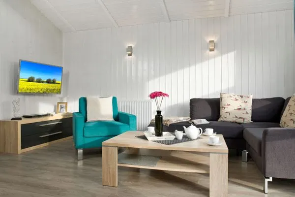 Living room Dänisches Ferienhaus am Salzhaff, Haus Poseidon