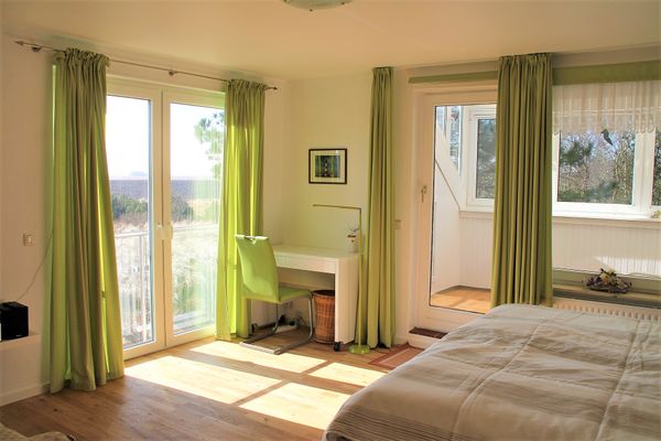  Weißes Dünenhaus mit Meerblick Dorf - 