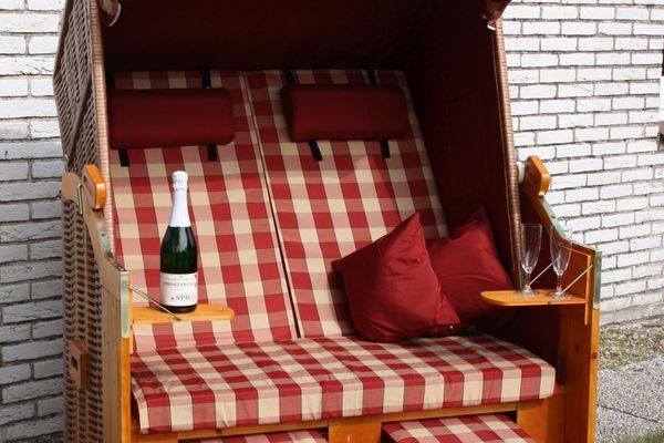  Weißes Dünenhaus mit Meerblick Dorf - 