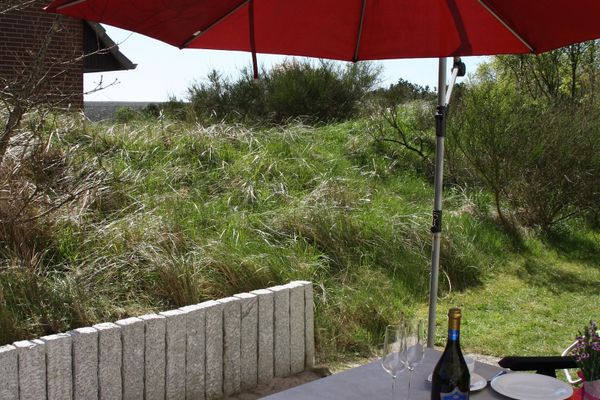  Weißes Dünenhaus mit Meerblick Dorf - 