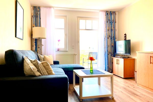 Boddenblick Wohnung 16 Zingst - Wohnzimmer