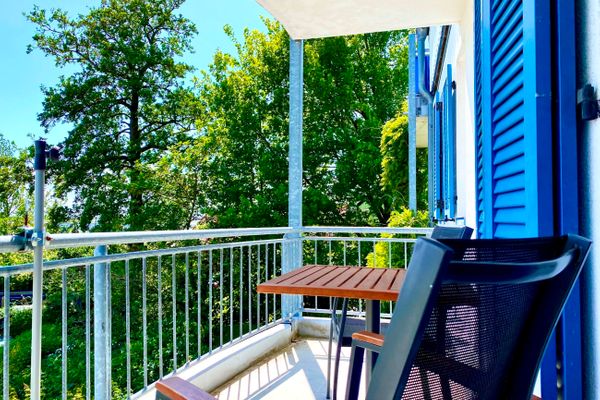 Boddenblick Wohnung 16 Zingst - Terrasse