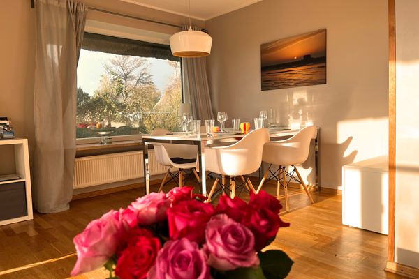 Haus Nordseebude Ure EG rechts Nordseebude Ording - Wohnzimmer