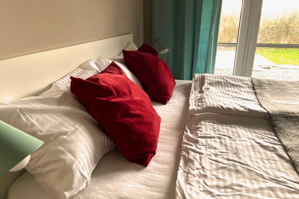 Haus Nordseebude Ure EG rechts Nordseebude Ording - Schlafzimmer