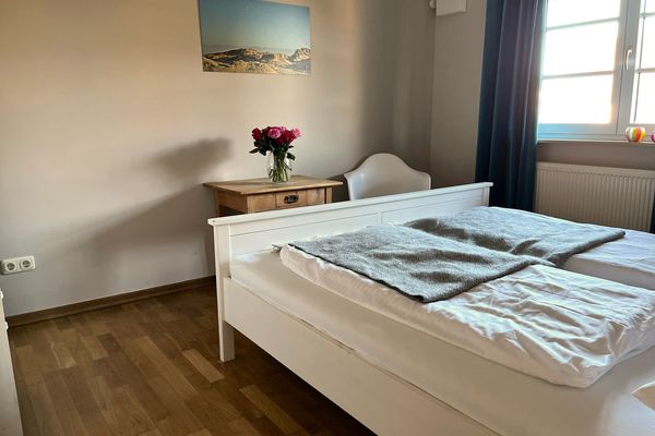 Haus Nordseebude Ure EG rechts Nordseebude Ording - Schlafzimmer