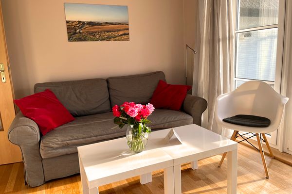 Haus Nordseebude Ure EG rechts Nordseebude Ording - Wohnzimmer