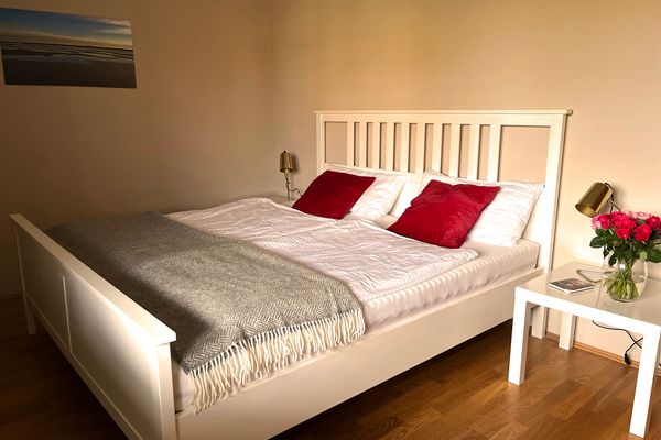 Haus Nordseebude Uli EG links Nordseebude Ording - Schlafzimmer