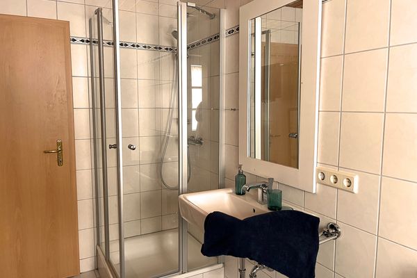 Haus Nordseebude Uli EG links Nordseebude Ording - Badezimmer