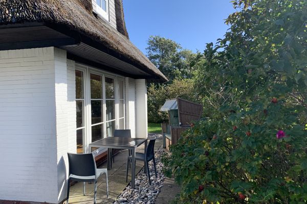 Haus Nordseebude Uli EG links Nordseebude Ording - Balkon