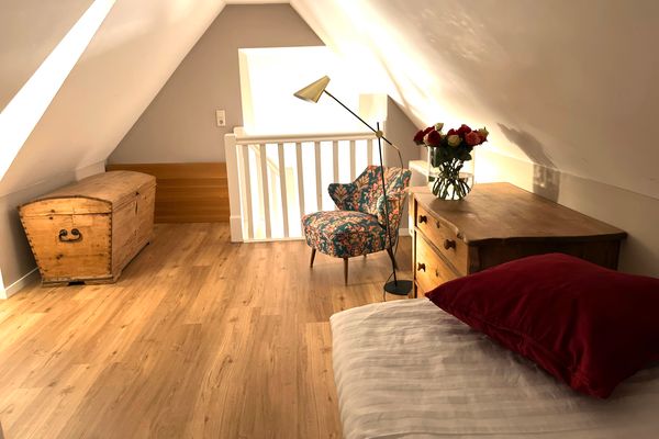 Haus Nordseebude Ore OG rechts Nordseebude Ording - Schlafzimmer