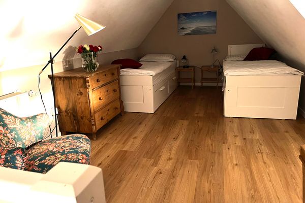 Haus Nordseebude Ore OG rechts Nordseebude Ording - Schlafzimmer