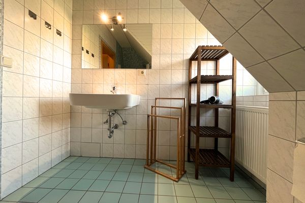 Haus Nordseebude Oli - OG links Nordseebude Ording - Badezimmer