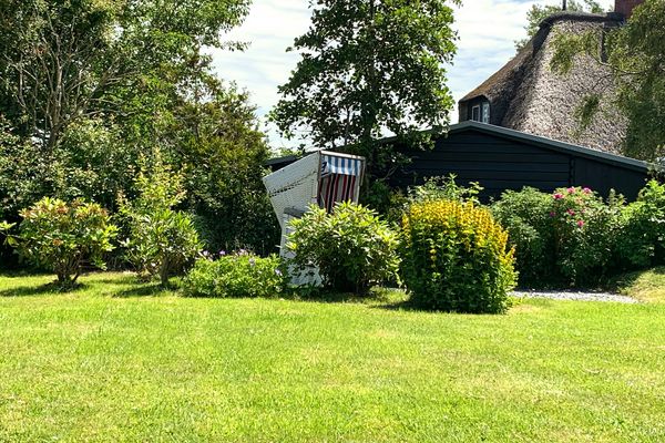Haus Nordseebude Oli - OG links Nordseebude Ording - Terrasse